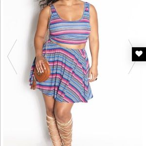 Two Piece Skater Set